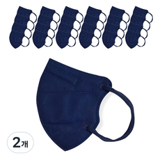 셀온테라피 인디에어 유어핏 새부리형 컬러 마스크 소형M, 25매, 2개, 네이비