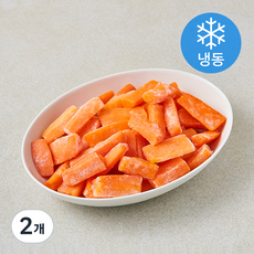 프로즌프레시 제주 자연이 정성껏 키워 찐 구좌당근 (냉동), 2개, 700g