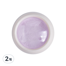 極光冰凝膠美甲美人魚粉, 紫色, 2個