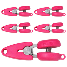 CANARY 長谷川刃物 超迷你剪刀, 日本製造, 不鏽鋼 ABS塑膠, 櫻花粉, 5支