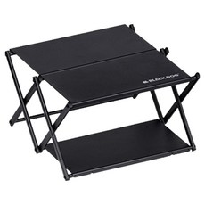 BLACK DOG 黑狗 道邊 桌面折疊置物架 CBD2450PJ010, 夜幕黑, 3層, 1個