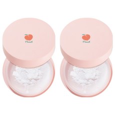 스킨푸드 피치뽀송 멀티 피니시 파우더 대용량 15g, 2개