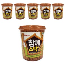 청우식품 참깨스틱 진, 220g, 6개
