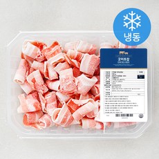 굿미트찹 무연골 대패 삼겹살 (냉동), 500g, 1개