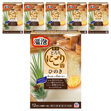 온포 탄산입욕제 히노끼시프러스, 6개, 480g