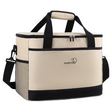 Mariforet 野餐露營用保冷袋 26L, 1個, 米色