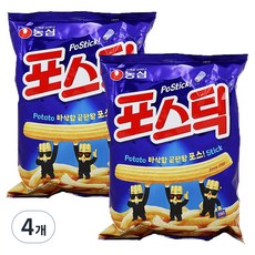 포스틱 과자, 84g, 4개 84g, 4개