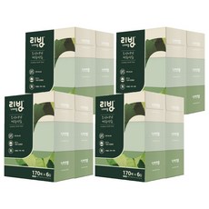 Living SOFT TISSUE Ordinary 天然紙漿美容面紙 2層, 24個, 170入