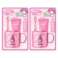 Sanrio 三麗鷗 美樂蒂刷牙潔牙組, 2套