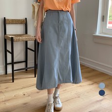 afinar 女款寬鬆版丹寧長裙