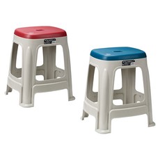 UDA 有達 大雙喜椅, 特厚A字椅 CH-50, 紅/藍, 37.2 x 44 x 46.5H cm, 1張