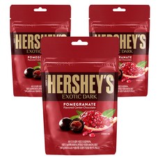 HERSHEY'S 好時 紅石榴夾餡黑巧克力, 100g, 3包