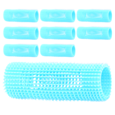 黃麻髮捲長度 100 毫米，超重 39 毫米, 混色, 8個