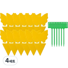 스마토이 초파리 끈끈이 가든트랩 12p + 가든픽 6p 세트, 4세트