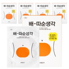 바른생각 파스형 배 따순 생각 핫팩 5p, 5개