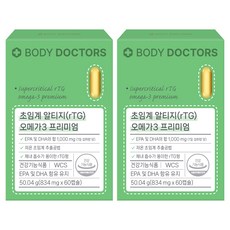 Body Doctors 超臨界 rTG Omega-3 優質版, 60錠, 2個