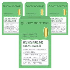 Body Doctors 超臨界 rTG Omega-3 優質版, 60錠, 4個