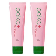 아보드 포카플러스 치약, 100g, 2개