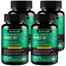 NutriD-Day Megalex葉黃素20膠囊, 90顆, 4罐