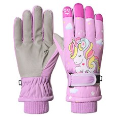 KIZTREE 兒童卡通手指滑雪手套 ST-134