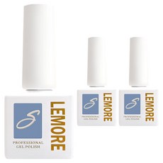 勒莫爾 水晶光澤免擦拭上層凝膠, 10ml, 超級, 3個