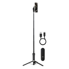 아라리 맥피포드 프로 맥세이프 마그네틱 스마트폰 삼각대, WS-23003-3, 블랙, 1개