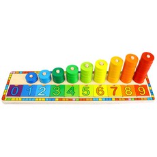 TOPBRIGHT 特寶兒 數字益智河內塔堆疊, 混色, 1個