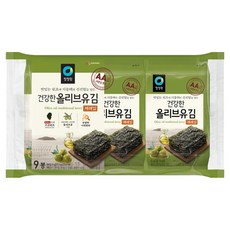 청정원 올리브유재래김, 5g, 9개