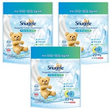 Snuggle 熊寶貝 棉柔清香洗衣膠囊 15.2g, 3包, 27顆