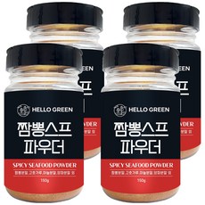 헬로우그린 짬뽕 스프 파우더, 4개, 150g