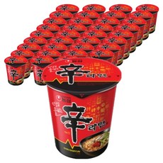 NONGSHIM 農心 碗裝辛拉麵 65g, 36入