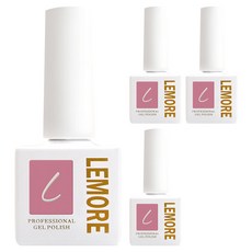 勒莫爾 水晶光澤免擦拭上層凝膠, 10ml, 低, 4個