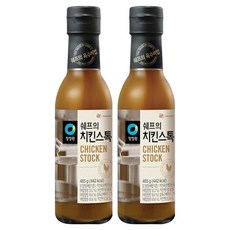 청정원 쉐프의 치킨스톡, 465g, 2개