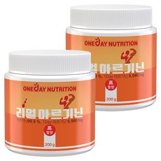 ONE DAY NUTRITION 左旋精胺酸補充粉, 2個, 200克