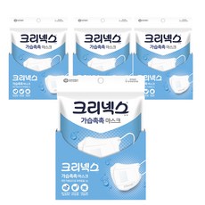 크리넥스 가습촉촉 마스크 COMPACT, 2개입, 4개, 화이트