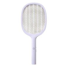 H&K 家居 白夜充電式電蚊拍 USB充電 強力電蚊 三層網面 開關設計, 白色