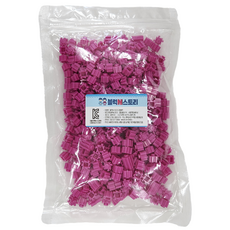 Block N Story 點陣積木補充包 10mm 450p, 紫紅色