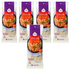 티아시아키친 라이스누들 볶음면용 5mm, 250g, 5개