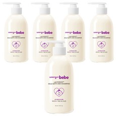 熊津寶貝 Lacto-RiceTM 溫和洗髮沐浴露 嬰兒爽身粉香, 510ml, 5個