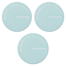 INNISFREE 礦物控油蜜粉 吸附多餘油脂 使肌膚更加透明自然 定妝必備, 單色, 3個