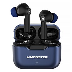 MONSTER 魔聲 AirMars XKT02 Wireless ENC 入耳式 無線耳機 Bluetooth 5.3 55ms Low Latency Gaming Mode 20H Playtime 藍色 MON-XKT02-BL
