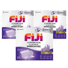 피지 디나자임 딥클린 시트세제 라벤더, 30개입, 3개