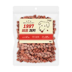 더독 1997 져키 강아지 간식, 비프맛, 1개, 1kg