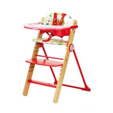 코사토 와플 스텝업 하이체어 식탁의자, 애플