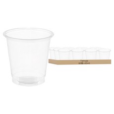 Tamsaa 透明PET燒酒杯 65毫升 如玻璃般清澈透明 用途廣泛 任何場合都能使用, 60個, 1組