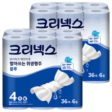 Kleenex 舒潔 可水洗衛生抹布 藍色 1層, 36張, 12個