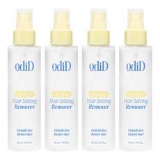 오디드 아티스트 헤어 셋팅 리무버, 4개, 150ml