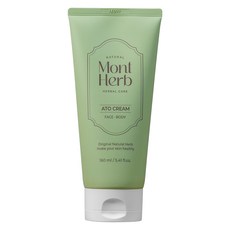MONT HERB Ato草本保濕霜, 160ml, 1入
