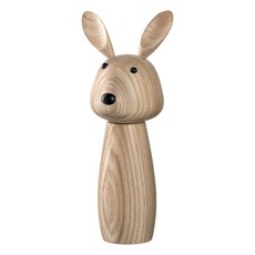 德國 LEONARDO 里歐 實木兔子造型香料胡椒研磨罐 - 高25x寬10.5x長9.5cm, 1個