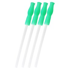 AGAFURA Magic系列吸管杯用矽膠替換吸管 2入組, 綠色, 2組